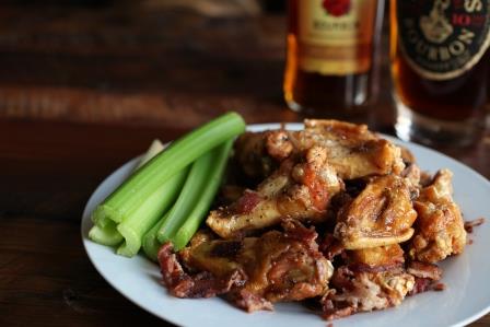 Bourbon Bacon Wings