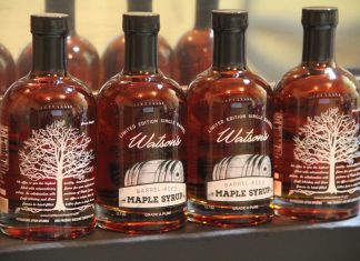 Bourbon Barrel Aged Maple Syrup