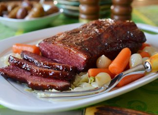 Corned Beef Brisket with Bourbon & Molasses Glaze