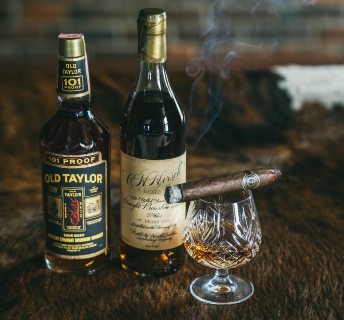Vintage Whiskey and Cigars