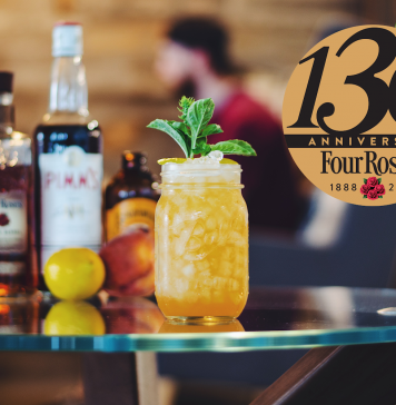 Four Roses Names Will Mejia’s ‘Peach Rose’ their Official 130th Anniversary Cocktail