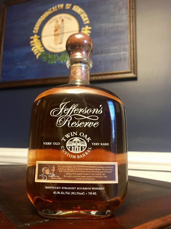 Jefferson’s Twin Oak Custom Barrel