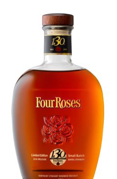 5 Great New Bourbons You Must Try From September-Bourbon Heritage Month Four Roses 130th Anniversary Small Batch.