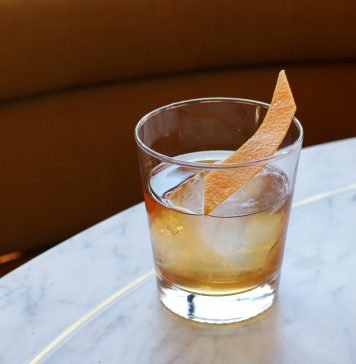 Your Fall Brunch Cocktail Calls for Meat The Nebuchadnezzar: a lamb fat washed bourbon cocktail from Bavel in Los Angeles.