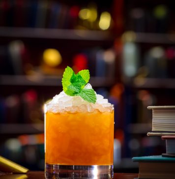 Enjoy The Last Warm Days of the Year with These 10 Bourbon Cocktails Midnight Stinger at The Dorsey