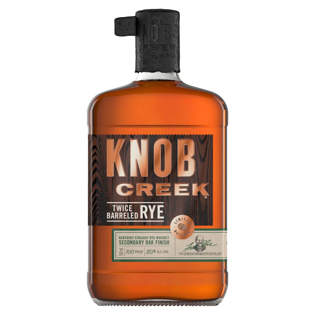 Knob Creek Twice Barreled Rye.