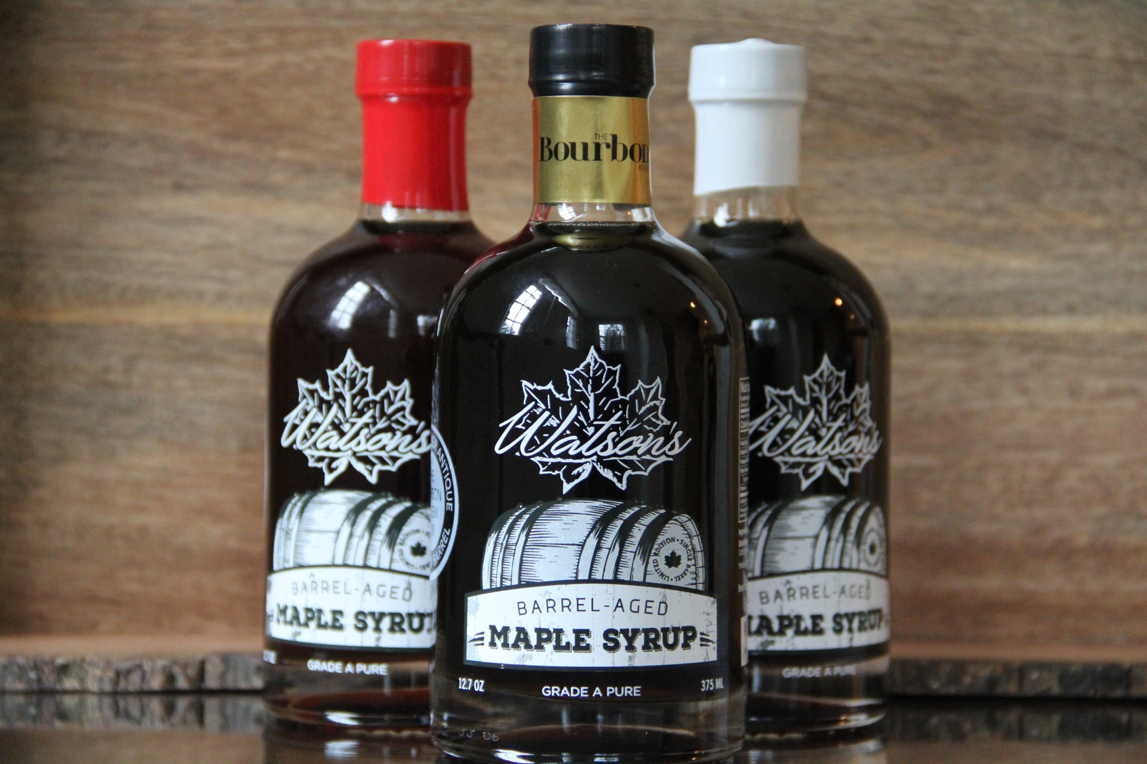 Watson's Bourbon Barrel-Aged Maple Syrup