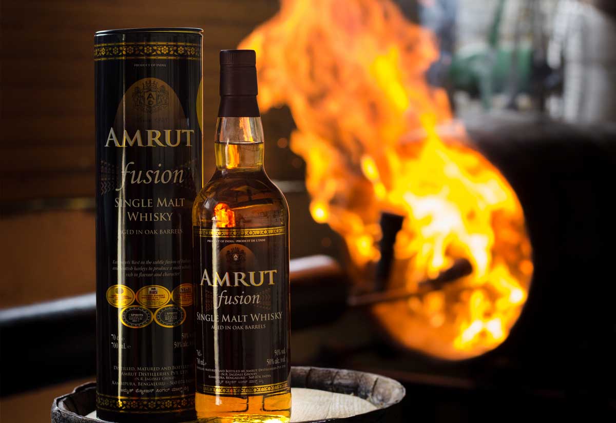 Amrut Fusion. Courtesy Amrut Indian Whisky.