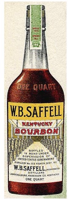 Pre-Prohibition W.B. Saffell Bottle.