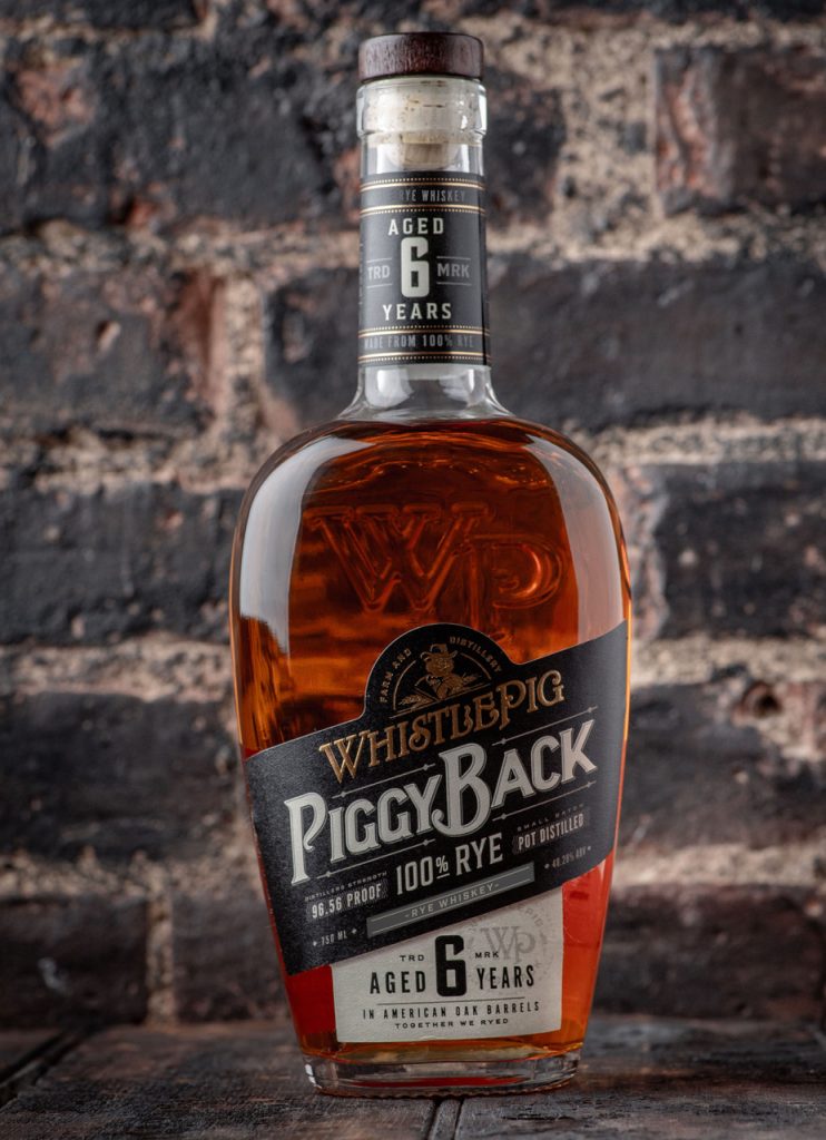 WhistlePig PiggyBack 6-Year Rye. Photo Courtesy WhistlePig.