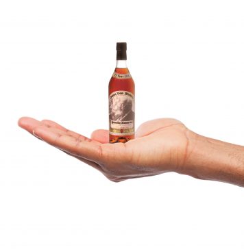 Van Winkle Only Bottling in 50ml Bottles in 2019 Pappy Van Winkle 23-Year in new 50ml size. Photo definitely not courtesy of Buffalo Trace.