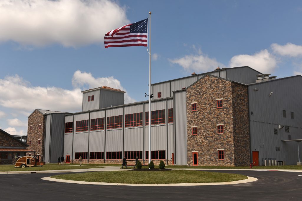 The Bulleit Distilling Co. ribbon-cutting event, Tuesday, March 14, 2017, in Shelbyville, Ky. (Brian Bohannon/AP Images for Bulleit Distilling Co.)