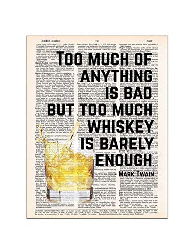 Mark Twain Quote Poster from Waterstone Creations.