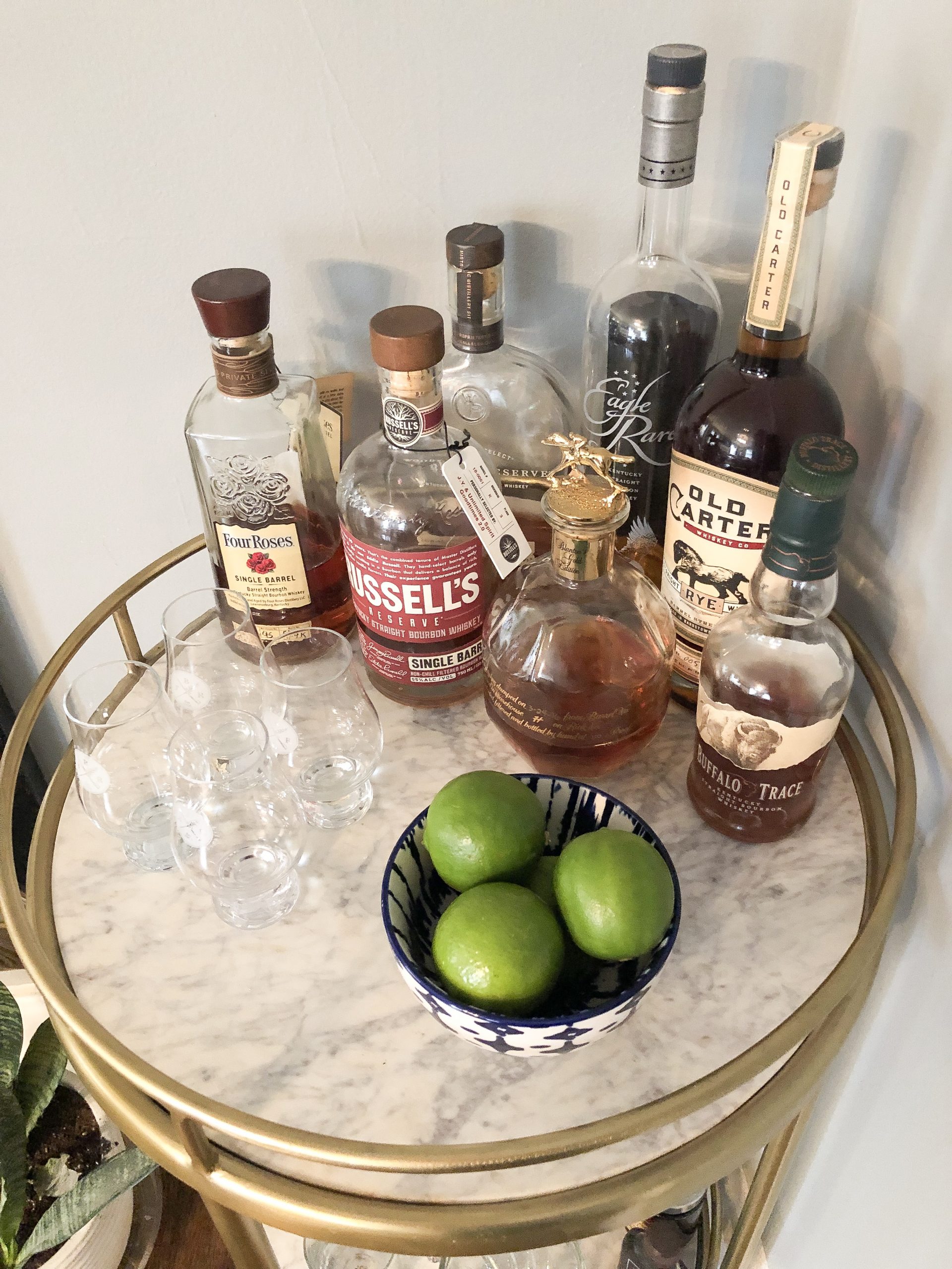 How To Style Your Bourbon Bar Cart The Bourbon Review