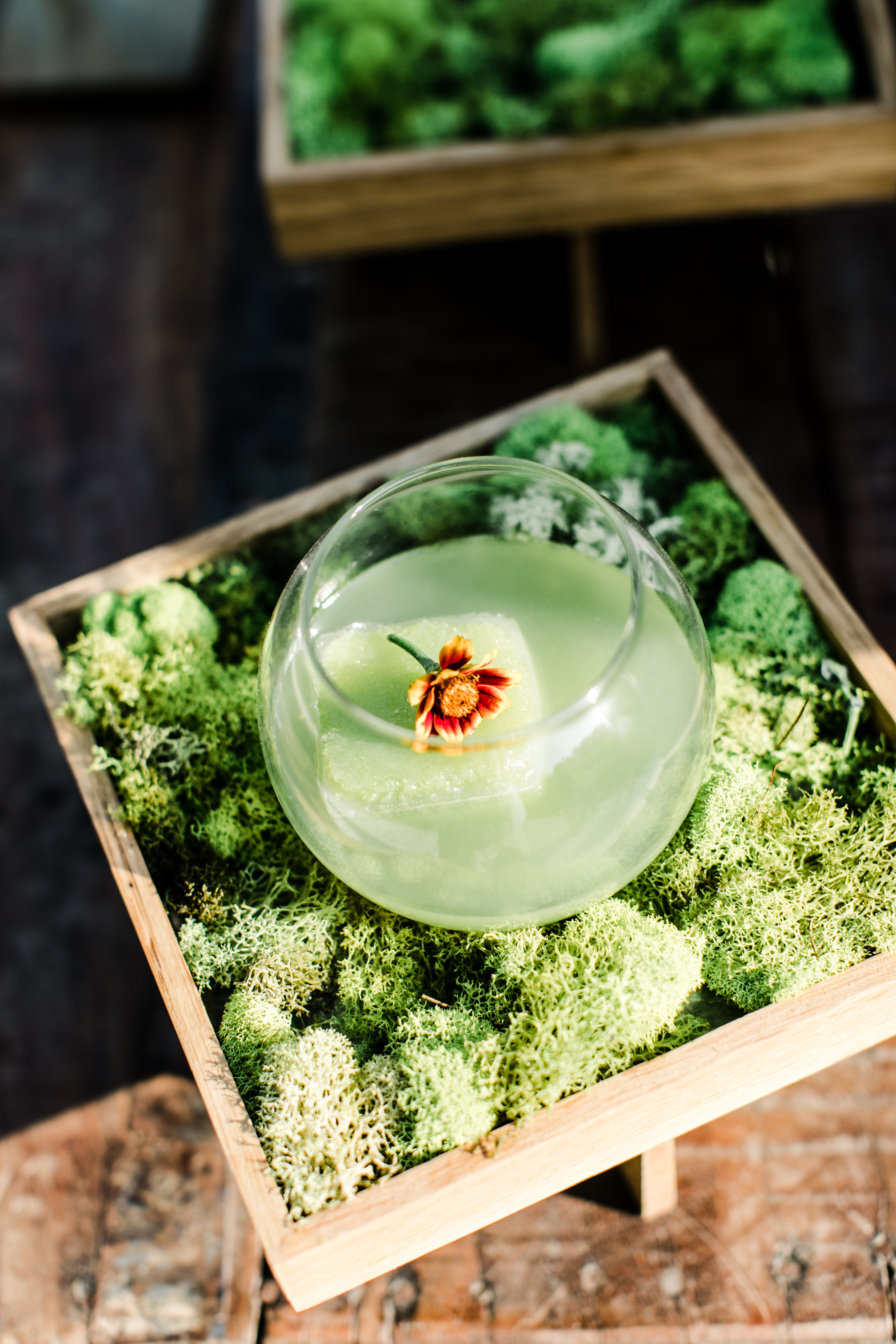 Falling Through the Fields by Natalie Newberry with Castle & Key Gin won last year's Cocktail Competition.