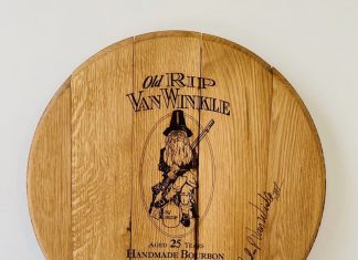 Rare Pappy Van Winkle Barrel Head Fetches Insane Amount at Auction to Support Restaurant Workers in Need