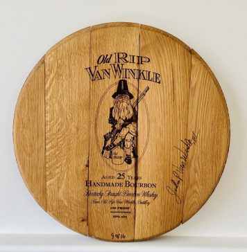 Rare Pappy Van Winkle Barrel Head Fetches Insane Amount at Auction to Support Restaurant Workers in Need