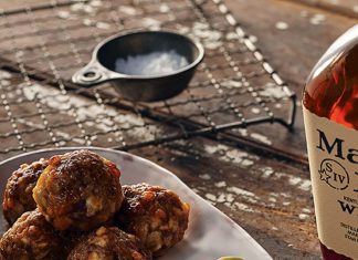 Maker’s Mark Sausage Balls with Bourbon Mustard