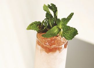 Bulleit Bourbon Swizzle Cocktail