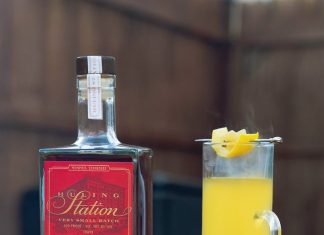 “Hot Toddy” meets “Penicillin” for this Medicinal(ish) Warming Wintry Bourbon Cocktail