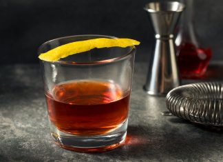 “Delightful” Rye Whiskey Cocktail named after this late 19th Century US President "McKinley Delight" Rye Whiskey Cocktail