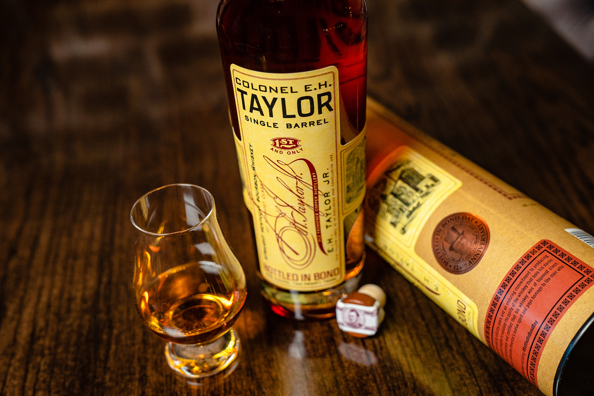 E. H. Taylor Single Barrel Bourbon Chis Stapleton Charity Bottle