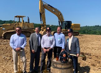 New Riff Distillery Breaks Ground On Barrel Warehouse Site New Riff Ground Breaking