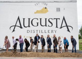 $23 Million Planned Distillery Breaks Ground in Augusta, KY Ground Breaking Ceremony at Augusta Distillery in Augusta Kentucky