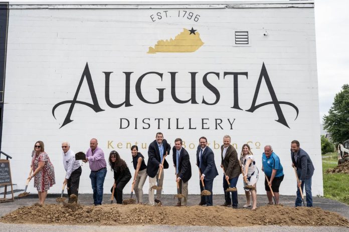 Ground Breaking Ceremony at Augusta Distillery in Augusta Kentucky