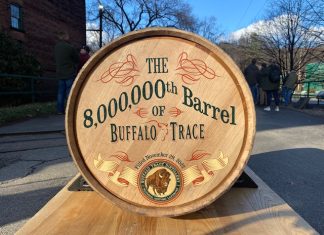 HISTORIC DAY: Buffalo Trace Rolls Out 8th Million Barrel since Prohibition Buffalo