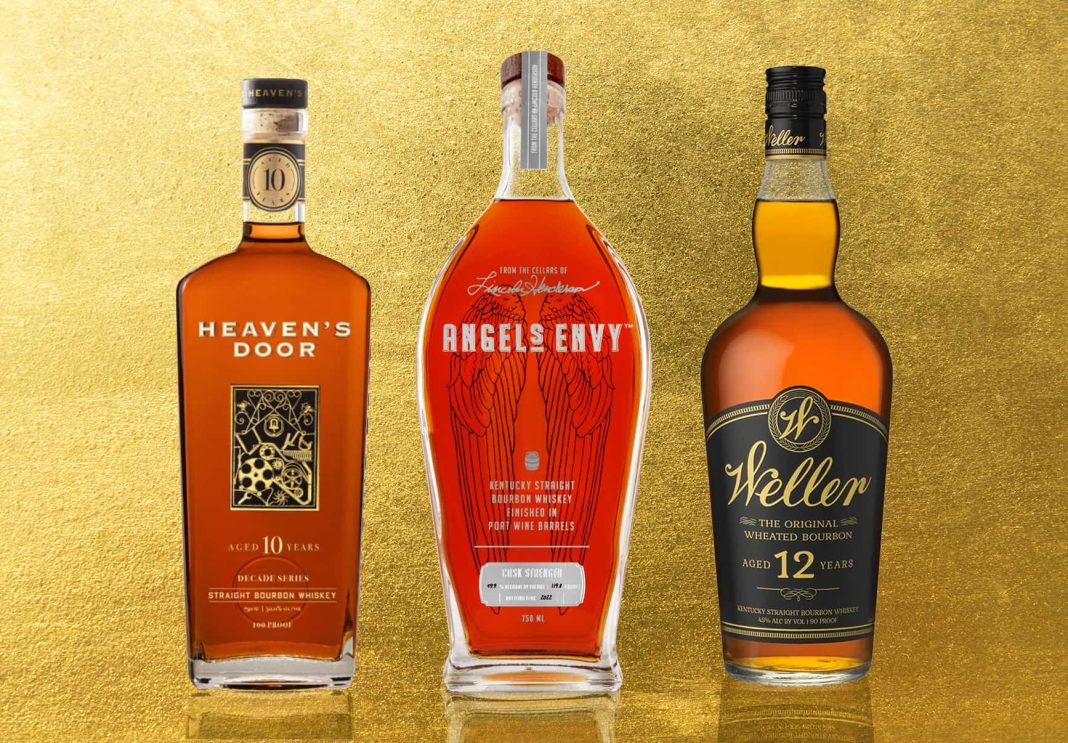 BEST BOURBONS Per 2023’s “San Francisco World Spirits Competition