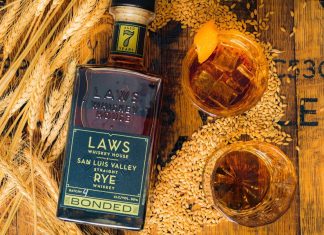 NEW RELEASE: Laws Whiskey House Batch #4 “Bottled-in-Bond San Luis Valley Rye”, Aged 7 Years Laws