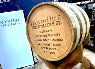 Heaven Hill Distillery Hits Tremendous Milestone. Fills 10,000,000th Barrel. heaven hill