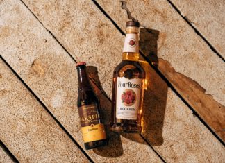 Four Roses & New Belgium Team up for “Oakspire Bourbon Barrel Ale” four