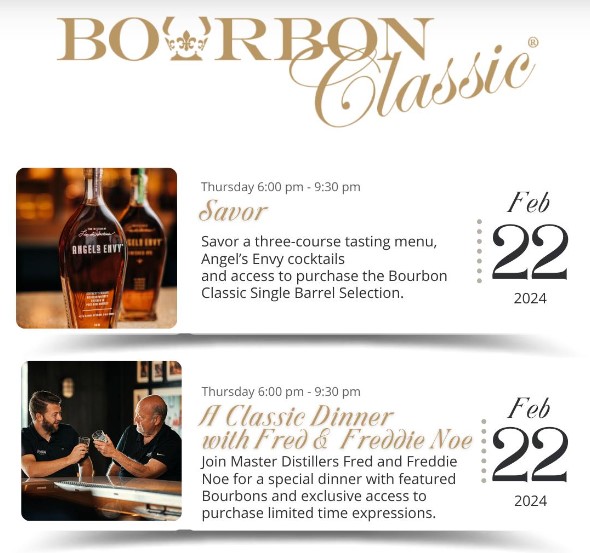 2024 Bourbon Classic has Two New Exciting Events You’ll Want to Know