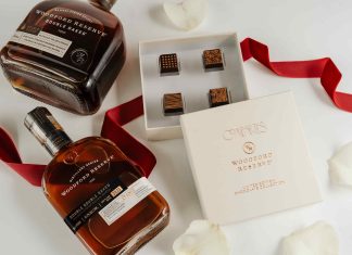 HOW TO GET IT: First Time Ever, Woodford Reserve Offering Double Double Oaked Bourbon, Double Oaked, and Luxury Compartes Chocolates Bundle woodford