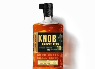 NEW RELEASE: Knob Creek 10 Year Rye knob